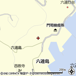 山口県下関市六連島7周辺の地図
