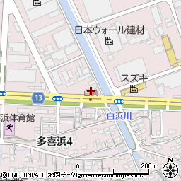 ＥＮＥＯＳ多喜浜ＳＳ周辺の地図