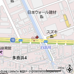 有限会社今西石油　多喜浜支店周辺の地図