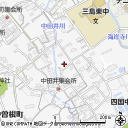 愛媛県四国中央市中曽根町253周辺の地図