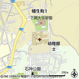 山口県立下関南総合支援学校周辺の地図