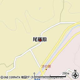 愛媛県松山市尾儀原周辺の地図