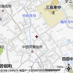 愛媛県四国中央市中曽根町253-6周辺の地図