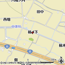 徳島県小松島市坂野町楠ノ下周辺の地図