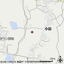 山口県柳井市余田小原周辺の地図