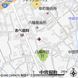 愛媛県四国中央市中曽根町654周辺の地図