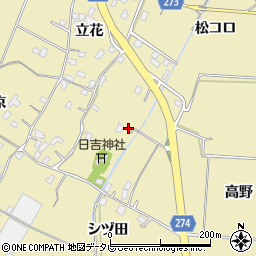 徳島県小松島市坂野町加喜内周辺の地図