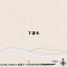和歌山県有田郡広川町下津木周辺の地図