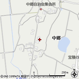 山口県柳井市余田中郷周辺の地図