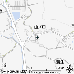 山口県柳井市新庄山ノ口周辺の地図