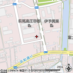 萩尾高圧容器株式会社周辺の地図