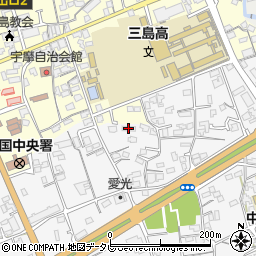 四国中央警察署青雲寮周辺の地図
