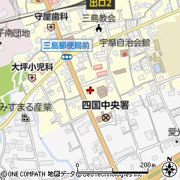 四国中央簡易裁判所周辺の地図