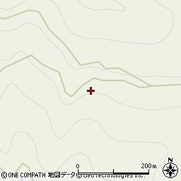 徳島県名西郡神山町下分水舟周辺の地図