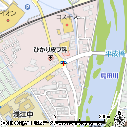 山口県光市木園周辺の地図