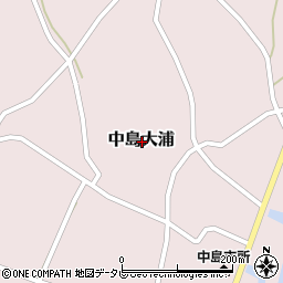 愛媛県松山市中島大浦周辺の地図