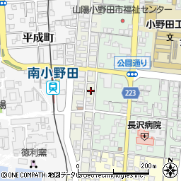 山口県山陽小野田市セメント町周辺の地図