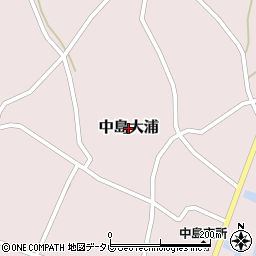愛媛県松山市中島大浦周辺の地図