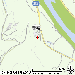 徳島県徳島市飯谷町手城2周辺の地図