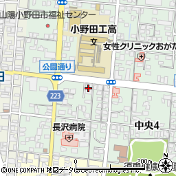 山口県信用組合本店営業部周辺の地図