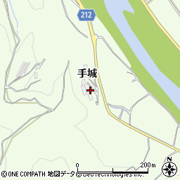 徳島県徳島市飯谷町手城3周辺の地図
