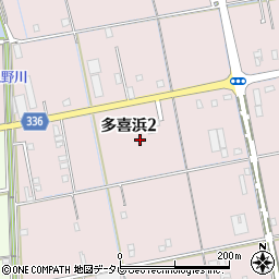 愛媛県新居浜市多喜浜2丁目周辺の地図