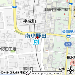 セブンイレブン山陽小野田平成町店周辺の地図