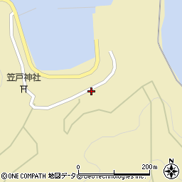 山口県下松市笠戸島本浦周辺の地図