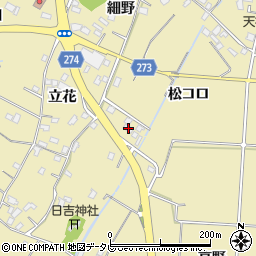 徳島県小松島市坂野町松コロ57周辺の地図