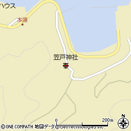 笠戸神社周辺の地図