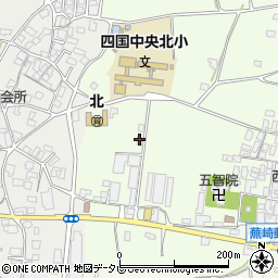 愛媛県四国中央市土居町蕪崎727-1周辺の地図