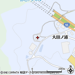 徳島県小松島市立江町大田ノ浦周辺の地図