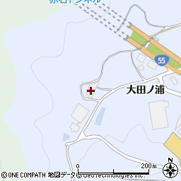 徳島県小松島市立江町（大田ノ浦）周辺の地図