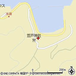 山口県下松市笠戸島363周辺の地図