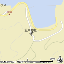 山口県下松市笠戸島365周辺の地図