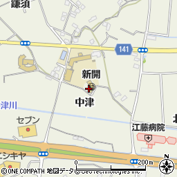 徳島県小松島市大林町中津周辺の地図