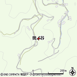 徳島県徳島市飯谷町奥ノ谷周辺の地図
