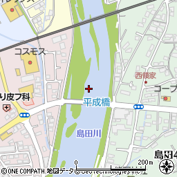 平成橋周辺の地図