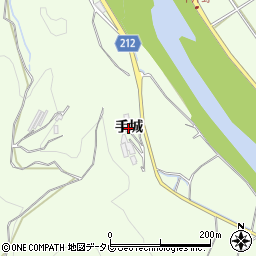 徳島県徳島市飯谷町（手城）周辺の地図