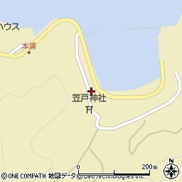 山口県下松市笠戸島369周辺の地図