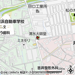 清水大師堂周辺の地図