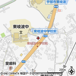 山口県宇部市東岐波5705-5周辺の地図