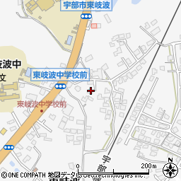 山口県宇部市東岐波3886-8周辺の地図
