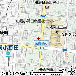 山口銀行小野田支店周辺の地図