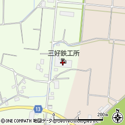 株式会社三好鉄工所　土居工場周辺の地図