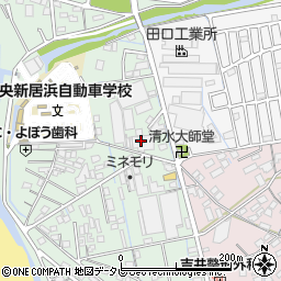 株式会社三好鉄工所　沢津工場周辺の地図