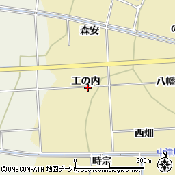 徳島県小松島市坂野町工の内周辺の地図