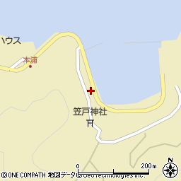 山口県下松市笠戸島375周辺の地図