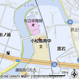 小松島市立小松島南中学校周辺の地図