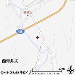 徳島県名西郡神山町神領西青井夫周辺の地図